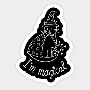 I'm Magical (white) Sticker